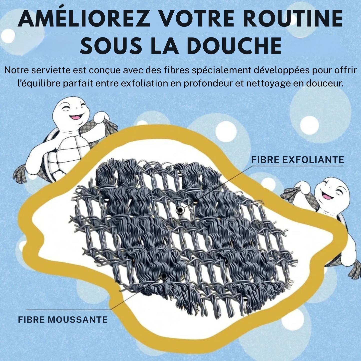 Serviette Exfoliante Corps Samaya